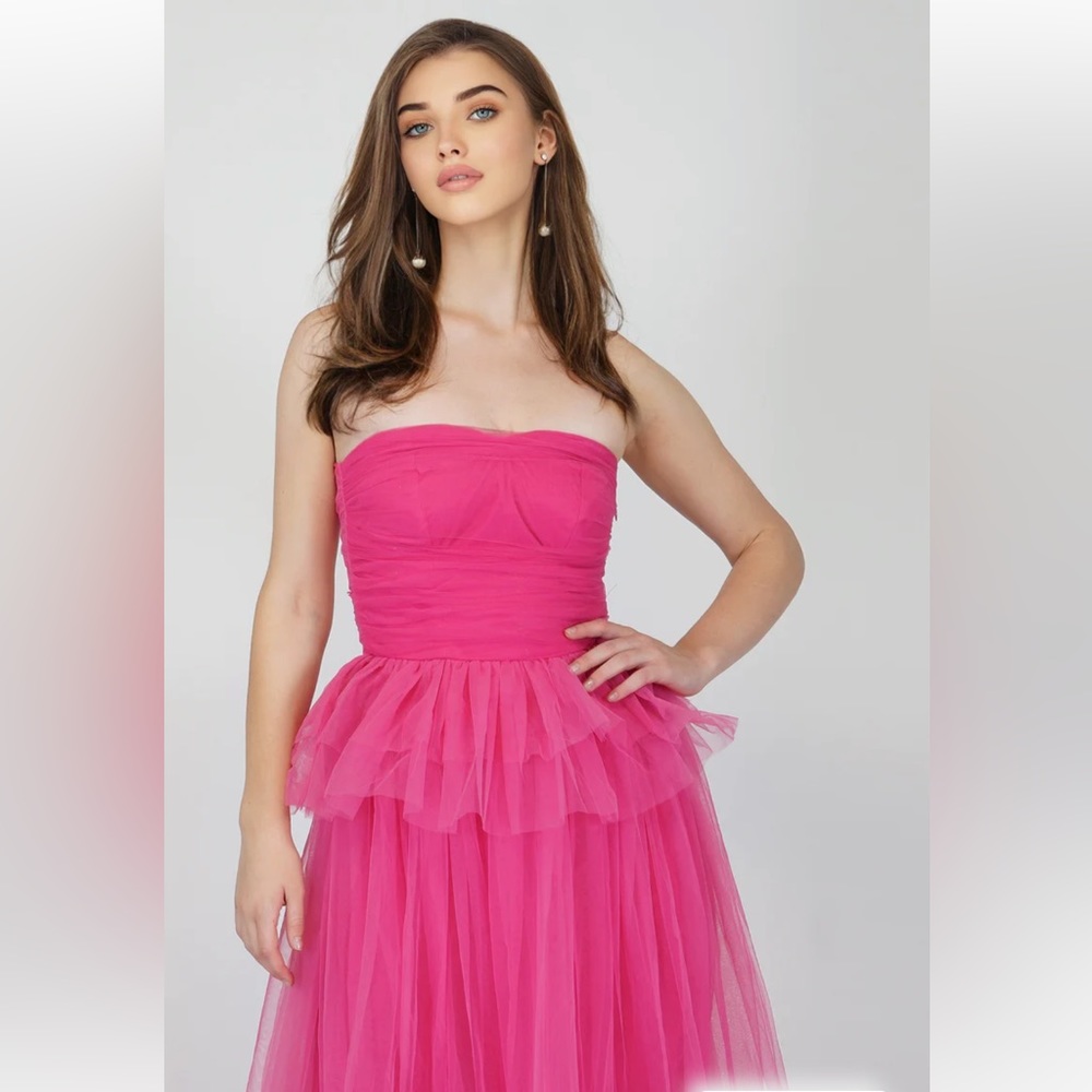 Lace & Beads: Ana Pink Tulle Dress